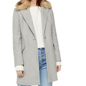 Gray topcoat 